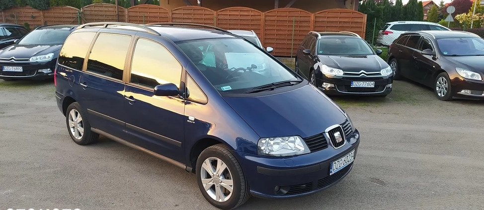 Seat Alhambra cena 19500 przebieg: 316000, rok produkcji 2008 z Pieńsk małe 529